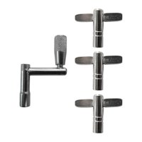 Magideal - Llave De Afinación De Tambor Multifuncional, Ligera, Práctica Llave De Tambor, Accesorio De Tambor Para Percusión, Tambor Electrónico, Bombo , 4 4 Piezas