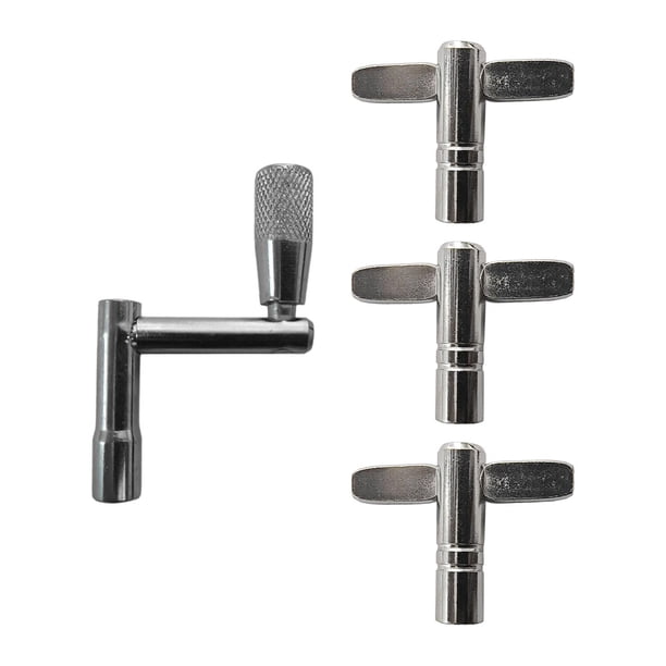 Llave de afinación de tambor multifuncional, ligera, práctica llave de tambor, accesorio de tambor para percusión, tambor electrónico, bombo , 4 4 piezas