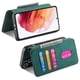 thumbnail image 3 of Funda Billetera Magnética para Samsung Galaxy S21 Plus Soporte Tarjetas Desmontable Verde, 3 of 6