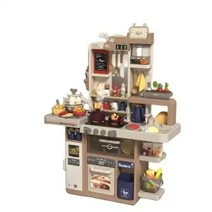 Jlg Importadora - Set Juego Juguete Cocina Con Luz, Sonido Y Vapor 88 Piezas 93.5 Cms De Alto