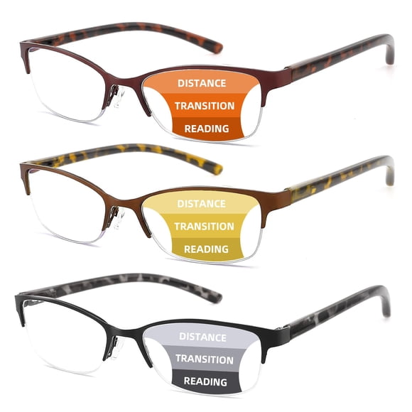 Anteojos de Lectura Ryegis Pack de 3 con Protección UV y Antideslumbrante