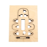 Magideal - Troqueles De Corte De Metal, De Herramientas Para Bolsa De Muñeca, 1X Artesanía Diy, Reutilizable, Fácil De Usar, Molde Para Cuchillo Perforador A