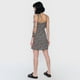 thumbnail image 2 of Vestido Mujer Corto Amarra Laterales Print Negro Corona, 2 of 5