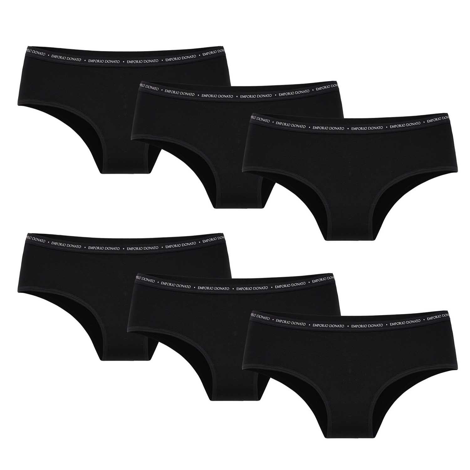 Giovacchino - Pack De 6 Calzones Pantaleta Algodón Mujer
