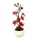 thumbnail image 3 of Arreglo En Maceta De Plantas Falsas Flores Artificiales En Macetas Para Decoraciones Caseras Rojo, 3 of 3