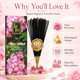 thumbnail image 2 of Incienso ZED BLACK Rosa Musk 120 varillas florales, 2 of 9