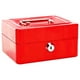 thumbnail image 1 of Caja Fuerte Metálica Dinero + Llave Seguridad 15x12cm Rojo, 1 of 3