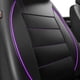 thumbnail image 2 of Fundas universales de cuero PU impermeables para asientos delanteros Car Pass, 2 of 9