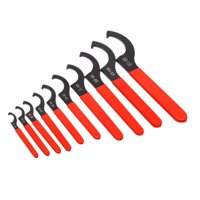 Magideal - Llave De Gancho C De 10 Piezas, Llave Ajustable En Forma De C, Herramienta De Reparación Multifunción Fácil De Transportar, Llave De Accesorios Profes