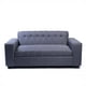 thumbnail image 2 of Sofa Dos Cuerpos Lino Gris Oscuro, 2 of 3