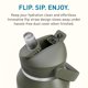 thumbnail image 4 of Botella de agua CamelBak Thrive Flip Straw aislada de 1,2 L, 4 of 8