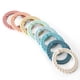 thumbnail image 2 of Set De 8 Anillos De Unión Trenzados De Colores Arcoíris, 2 of 4