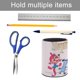 thumbnail image 5 of Alguacil Dawg-theme Cylinder Pen Holder Pencil Organizer with Flannel Lining PVC Leather Material Cardboard Base for study work 10*8CM, 5 of 6