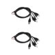 thumbnail image 3 of 10 Piezas DIY USB 2.0 A Macho Enchufe 2 Pines 2 Cables Conector De Cable De Carga De Alimentación, 3 of 5