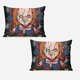 thumbnail image 2 of Halloween Chucky Soft 3D Printed Duvet Cover Bedding Set with Comforter Cover 3 Piece Set Includes 2 Pillowcases and 1 Cover Machine Washable, 2 of 3