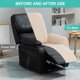 thumbnail image 4 of Xiao Hua Funda para Sofá Reclinable, Funda Antideslizante para Reclinable, Funda Elástica Noble para Silla Consorte, Funda de Protección para Muebles, con Bolsillos Laterales, Asiento Individual/4, 4 of 4