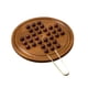 thumbnail image 1 of Juego De Mesa Solitario Clásico Indio Peg Solitaire Puzzle Juguete Para Ni?os Familia, 1 of 5