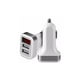thumbnail image 2 of Cargador Para Automovil Doble Usb Carga Rapida Led Blanco, 2 of 4