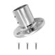 thumbnail image 1 of barandilla de acero del barco de acero inoxidable que cabe 25mm base de poste redonda de 90 grados, 1 of 3