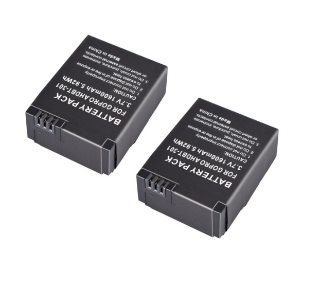 Genérico - 2 Baterías Gopro 3 Alternativa