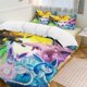 thumbnail image 1 of Eevee Bed Duvet Cover Funny Anime Cartoon Bedding Sets Lightweight 3 Piece Comforter Sets, 1 of 5