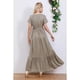 thumbnail image 3 of Maxi Vestido Largo Mujer Primavera Premium. Abertura, Cuello V 326, 3 of 3