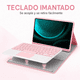 thumbnail image 4 of Funda Con Teclado Rosado Para iPad A16 11th Gene Español, 4 of 6