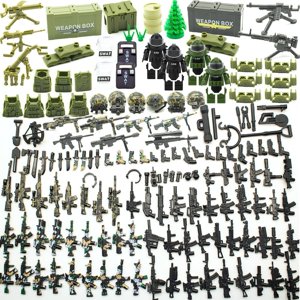 Paquete De Armas Militares, Kits De Accesorios Y Juguetes Gonsausola 200+