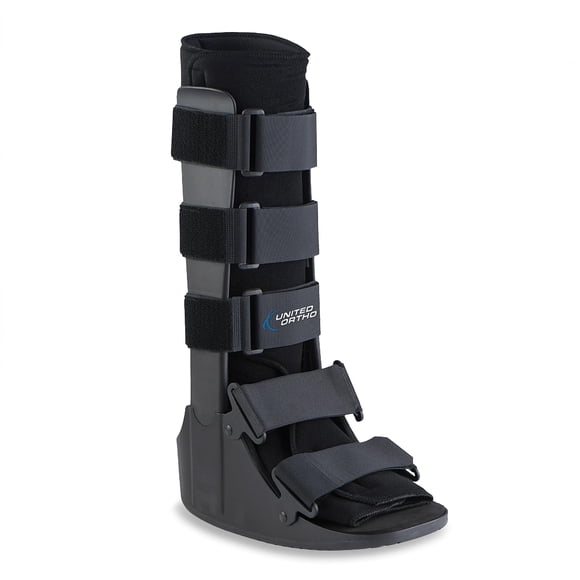 Bota Cam Walker Fracture United Ortho negra mediana