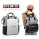 thumbnail image 2 of Mochila Focdod para portátil con cargador USB impermeable de 17 pulgadas para mujer, 2 of 5