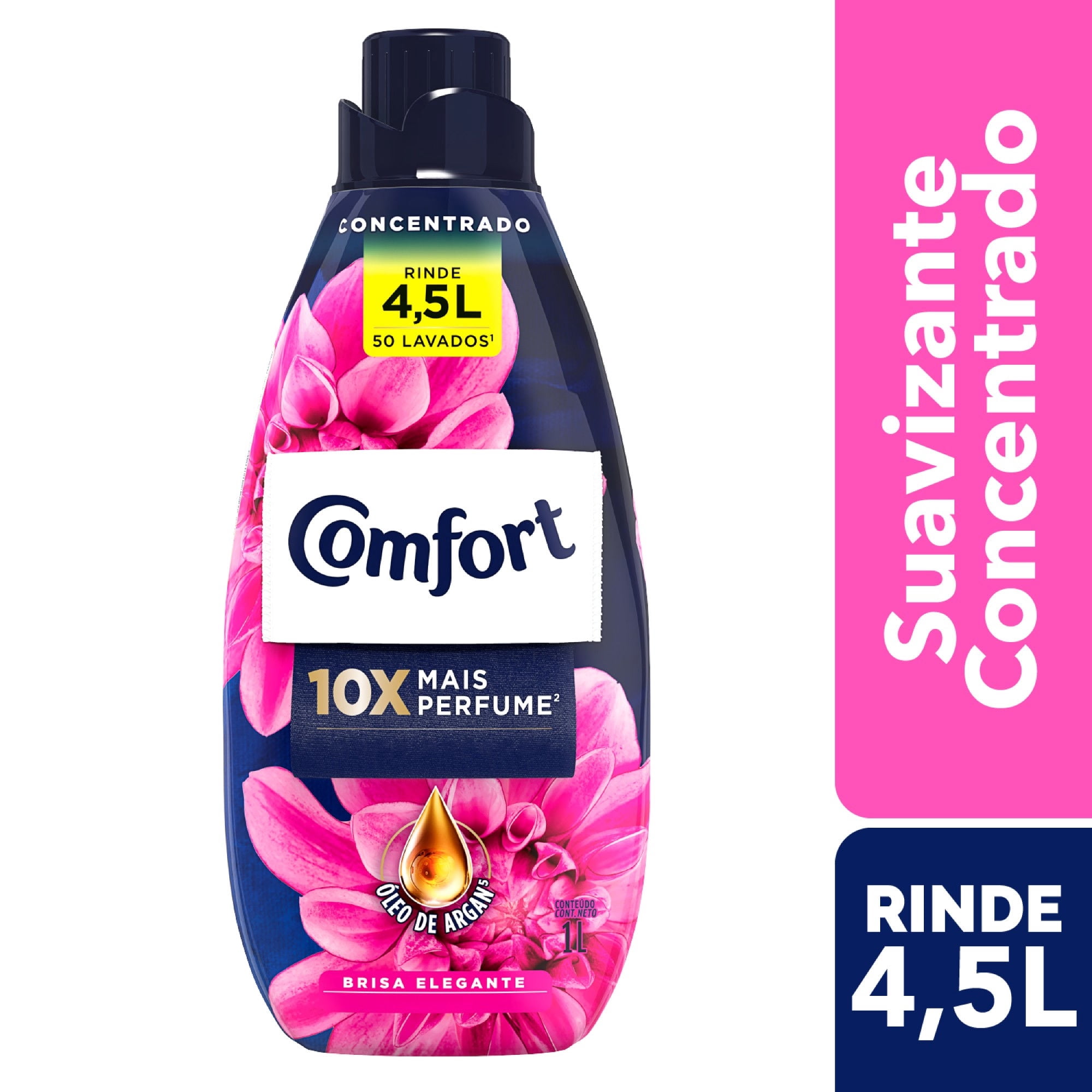 Suavizante Líquido Concentrado Fiber Protect Botella 1 L Comfort
