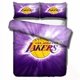 thumbnail image 1 of Lakers Series Printed Three-piece Bedding Bedding Pillowcase Quilt Cover3-Piece Bedding Set (1 Duvet Cover + 2 Pillow Shams), 1 of 5