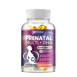 Pslalae Nutrition - Suplemento Para Embarazadas Prenatal Multi + Dha 120 Gelcaps