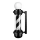 thumbnail image 1 of Poste Barberia Clasica Grande 88cm Polen Blanco Negro Luz, 1 of 3