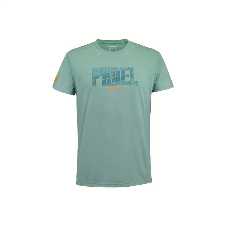 Polera Babolat Padel Cotton Tee Verde Tenis Padel
