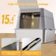 thumbnail image 2 of Caja de arena Mutrelenx XL de acero inoxidable gris, 2 of 8