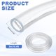 thumbnail image 2 of Manguera Transparente Uxcell, Tubo de Plástico Flexible para Agua Manguera de Vinilo Ligera - Adecuada para (Jardín/Piscina/Bomba/Acuario/Tanque de Peces), 0.79"(20mm) DI & 0.98"(25mm) DE & 16.4ft, 2 of 7