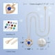 thumbnail image 3 of Collar colgante de amor de amor con piedra de nacimiento Zirconia, regalo de joyería de las mujeres para la Navidad, cumpleaños, aniversario, 3 of 5