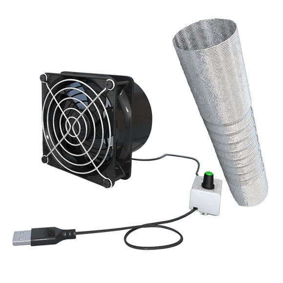 Extractor De Aire Para Yate Ventilador Portátil Con Ahorro De Energía Para Ventana Inodoros Ático Ventilador Individual Tubo De 3m