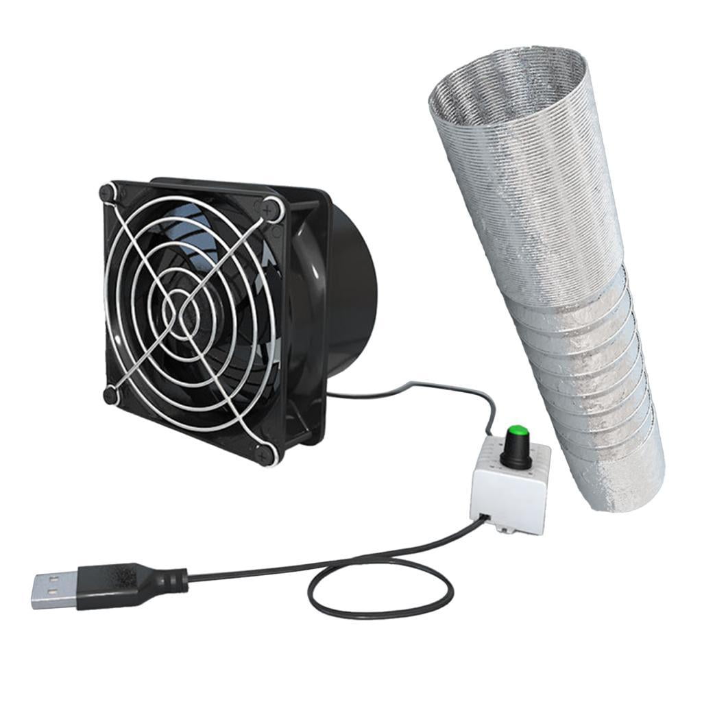 Bothyi - Extractor De Aire Para Yate Ventilador Portátil Con Ahorro De Energía Para Ventana Inodoros Ático Ventilador Individual Tubo De 3m