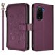 thumbnail image 2 of Funda Cartera Mariposa para [Xiaomi Poco M7 4G] con Soporte y Cremallera Violeta, 2 of 6