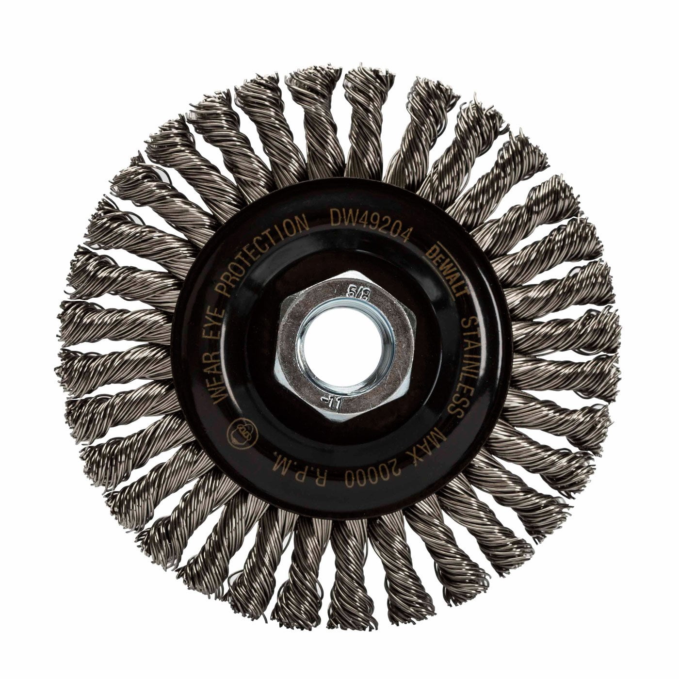 Rodillo De Alambre Dewalt Dw49204 De Acero Inoxidable De 4 X 16 Cm