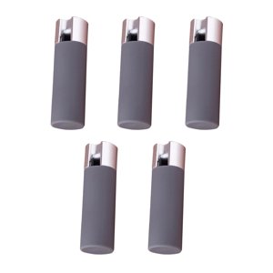 Magideal - 5 Piezas Peso De Cordón Para Cortina Tiradores Para Cortina Pomos De Cuerda De Hierro Diseño Elegante Instalación Fácil Adecuado Para Cortinas De Vent Gris