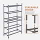 thumbnail image 4 of Zapatero Storage Maniac expandible de 3 niveles para 12 pares, negro, 4 of 7