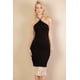 thumbnail image 4 of Vestido Midi De Canalé Con Cuello Halter Y Flecos, 4 of 10