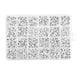 thumbnail image 3 of 1200x Cuentas De Letras Del Alfabeto Cuentas Del Alfabeto Para Fabricación De Joyas Decoración DIY Negro, 3 of 5