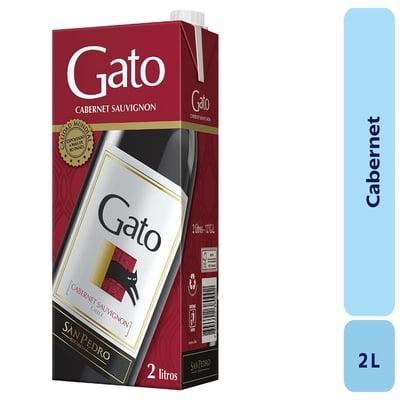 Vino Cabernet Caja 2 L Gato