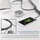 thumbnail image 5 of Funda de gestión de cables RELIANCER de 10 pies con clip con cremallera y clip guía, 5 of 8