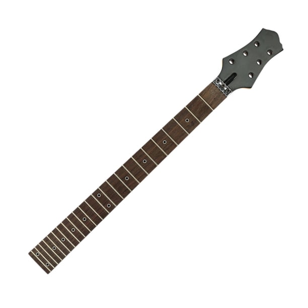 Reemplazo de cuello de guitarra eléctrica sin terminar 24 25,6 ''diapasón de cuello de arce para piezas de repuesto de guitarra eléctrica