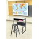 thumbnail image 2 of Taburete Safco 1205BL con Altura Ajustable, Marco Negro y Asiento Negro, 2 of 3